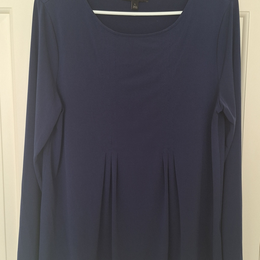 Elegant Blue Women's Top